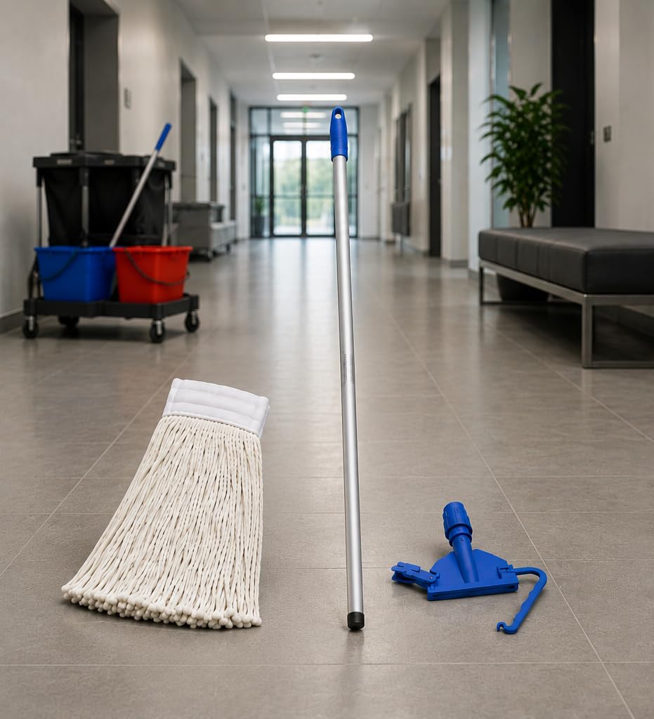 Set per pulizia pavimento: mop pinza e manico h179_52