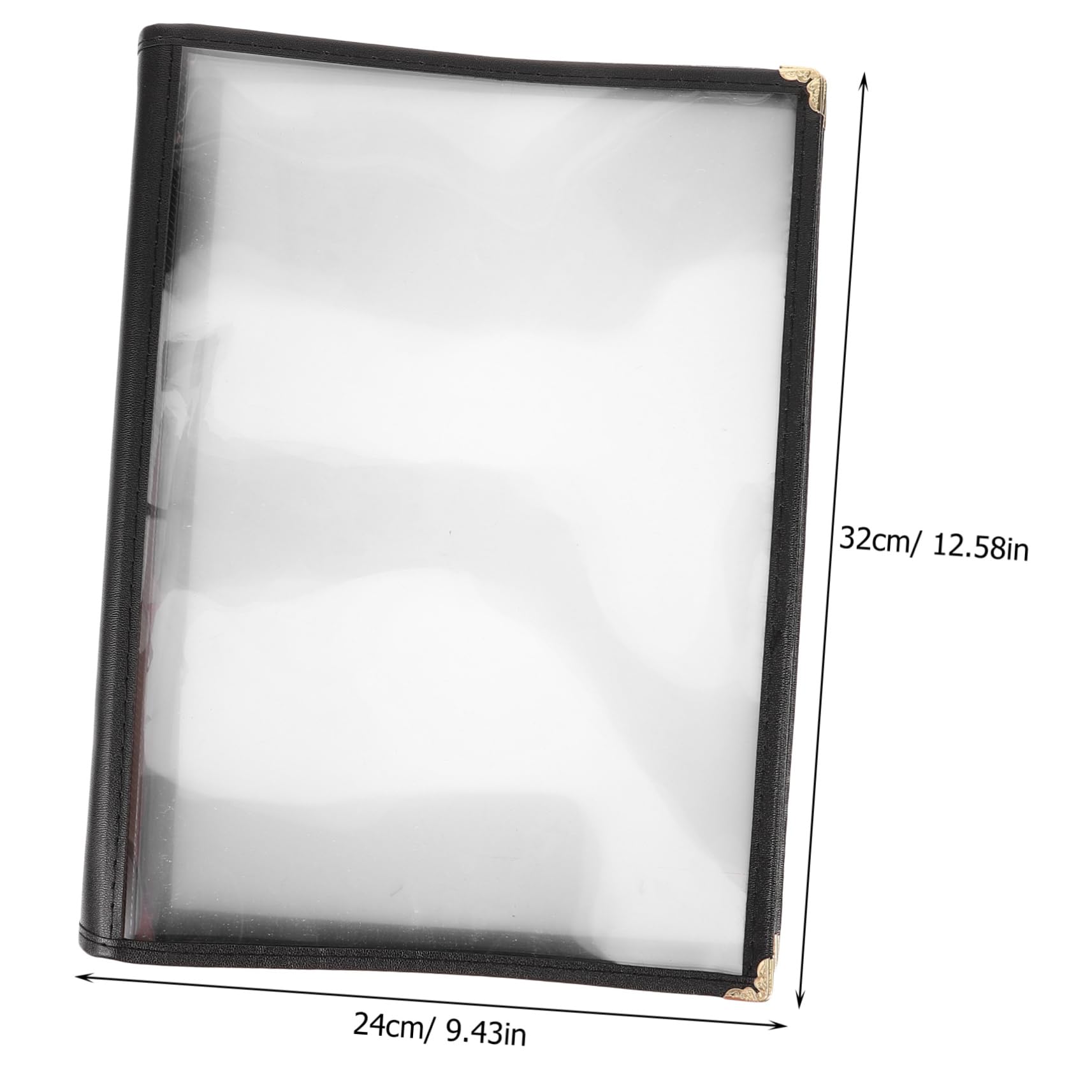 HOMOCONO Restaurant Menu Covers Multifunctional Menu Holder Practical Menu Holding Book PVC DIY Clear Cover