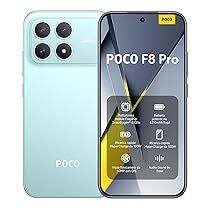 XIAOMI POCO F8 Pro, Smartphone 12+512 GB, Display AMOLED 6,59″ 120Hz, Tripla Fotocamera 50MP Teleobiettivo 60mm, Audio Sound by Bose, Batteria 6210mAh, Blu, Garanzia 2 anni, Caricatore escluso