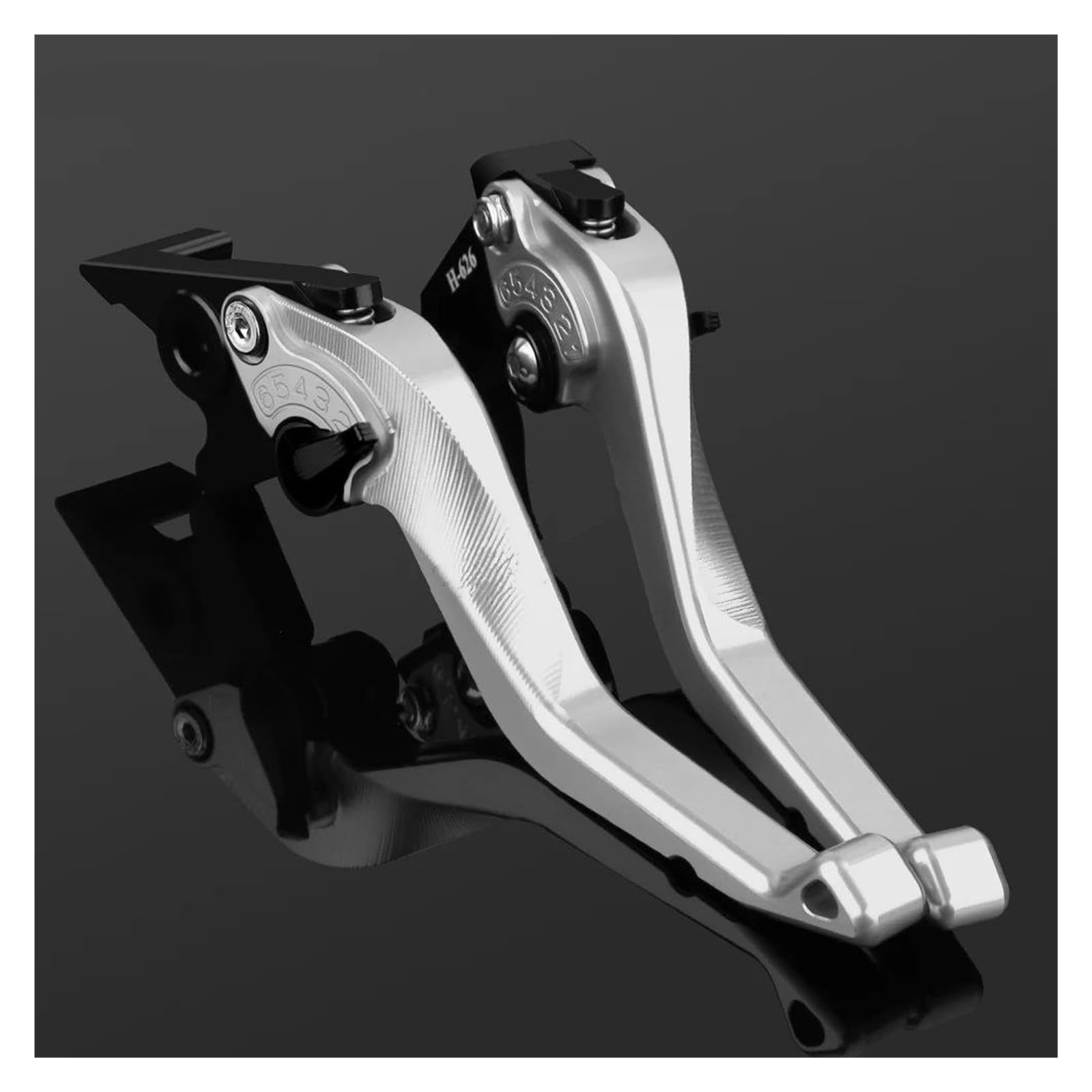 Usqbuzhhk Silver Brake Clutch Lever Motorcycle Adjustable Brake Clutch Levers For Transalp Xl750 Xl 750 2023-2025(Silver)