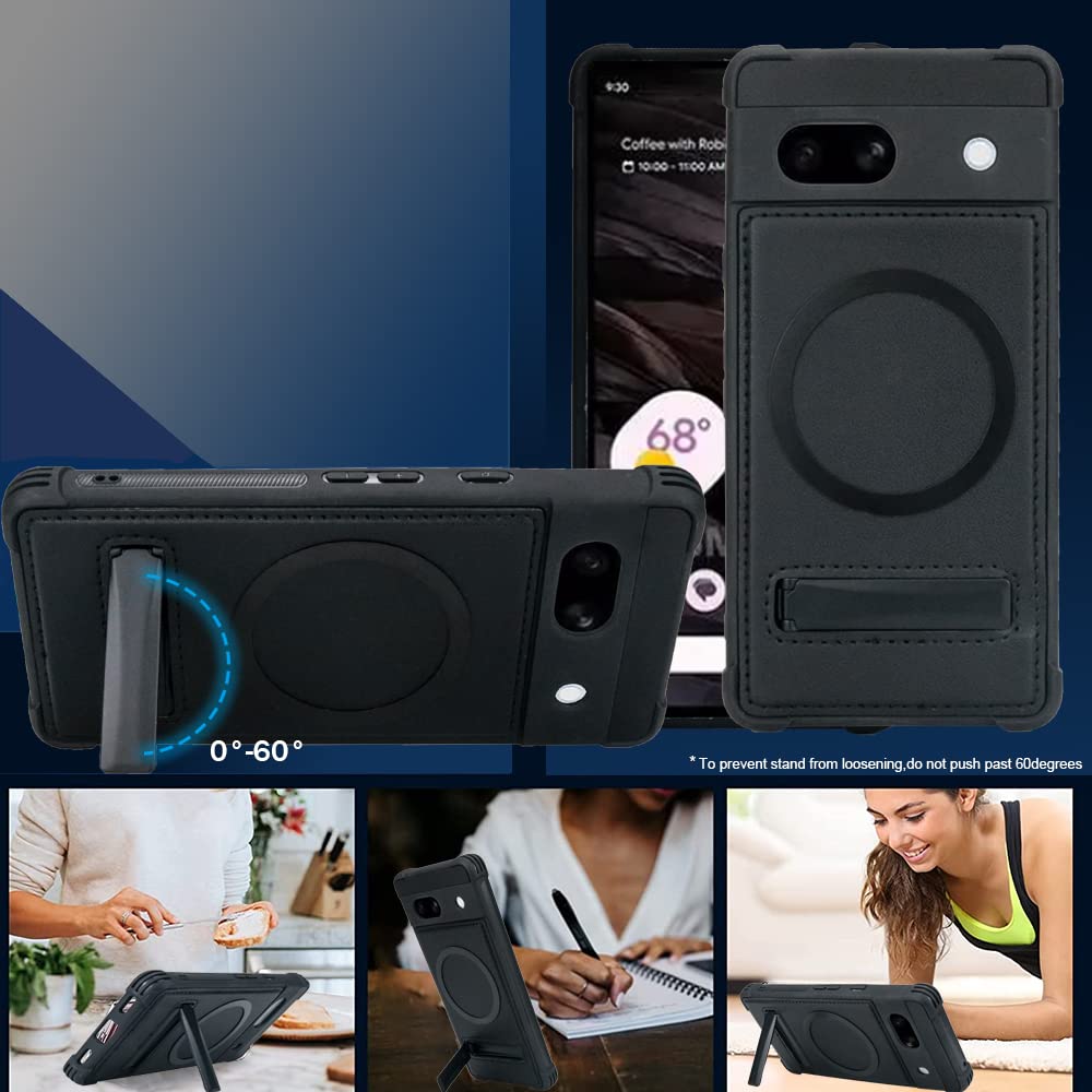 Per Google Pixel 7a Custodia, Cavalletto Telefono Cover