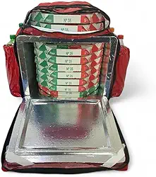 Bag ImpermeáVel Para Entrega Delivery Com Caixa de Isopor TéRmica Laminada de 45L Motoboy(VERMELHA)