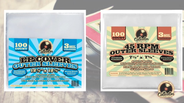 Amazon.com: 50-Pack Resealable 45RPM Vinyl Record Outer Sleeves