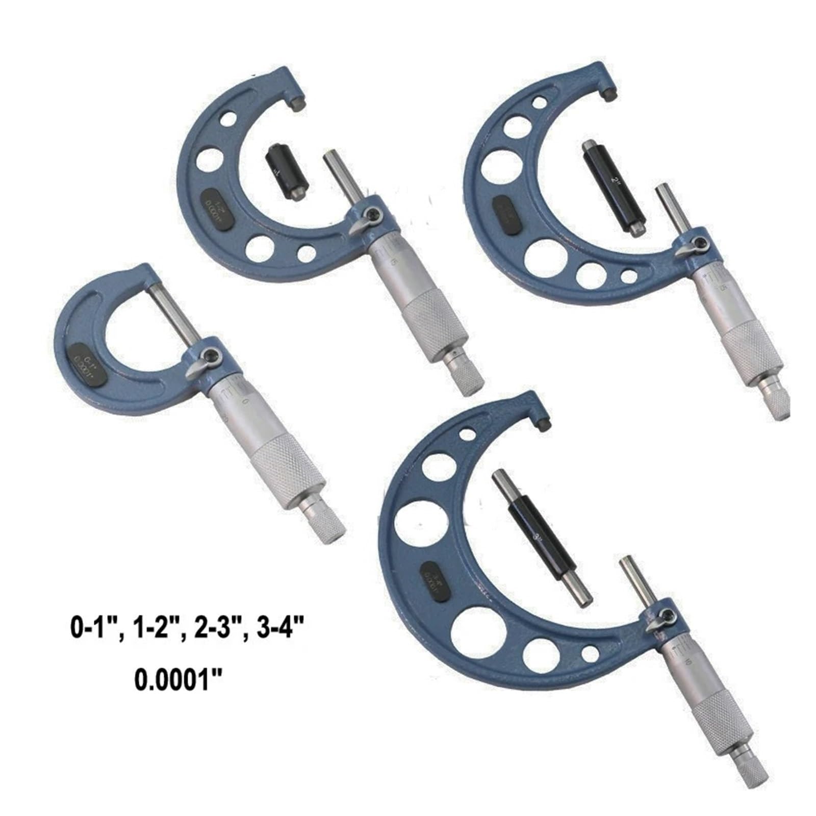 Set micrometro Esterno 0-4".