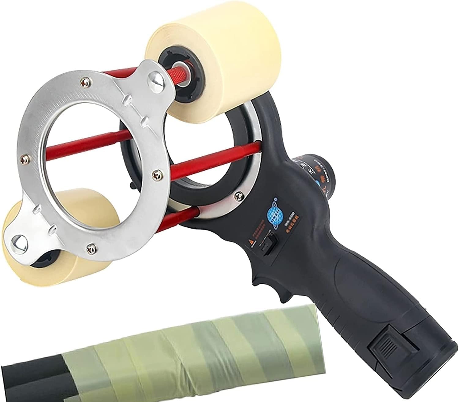 Air Conditioning Tape Winding Machine,Electric Tape Wrapping Machine Air Conditioner 7cm Pipe Cable Tie Winding Tool, Copper Pipe Taping Machine Air Condition Pipe Hand Tools