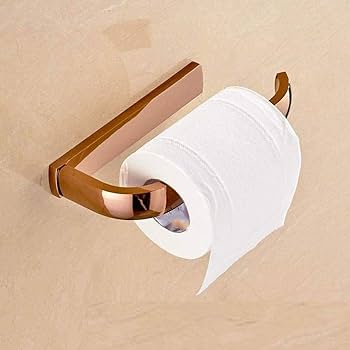 Amazon.co.jp: ローズゴールドトイレットペーパーホルダー