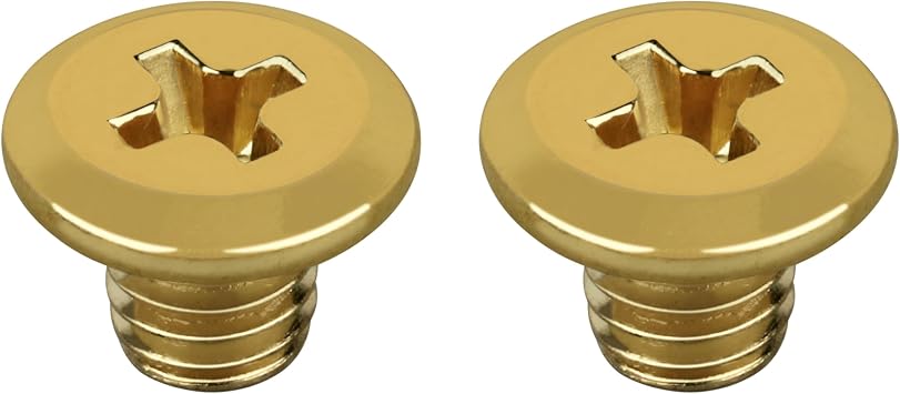 M5 Phillips Chamfering Screws fit Wahl Electric Hair Clipper Blade Screws 808 Blade Accessories Hair Cutter for Wahl 8148 Electric Hair Clipper Head 2 Pcs Gold