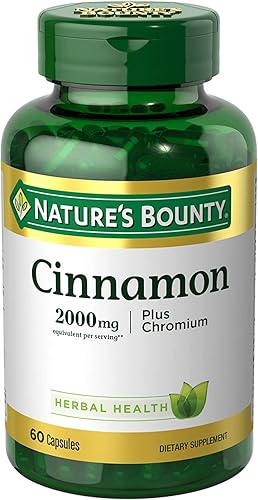 Natures Bounty - Canela 2000 mg Plus Cromo, 5