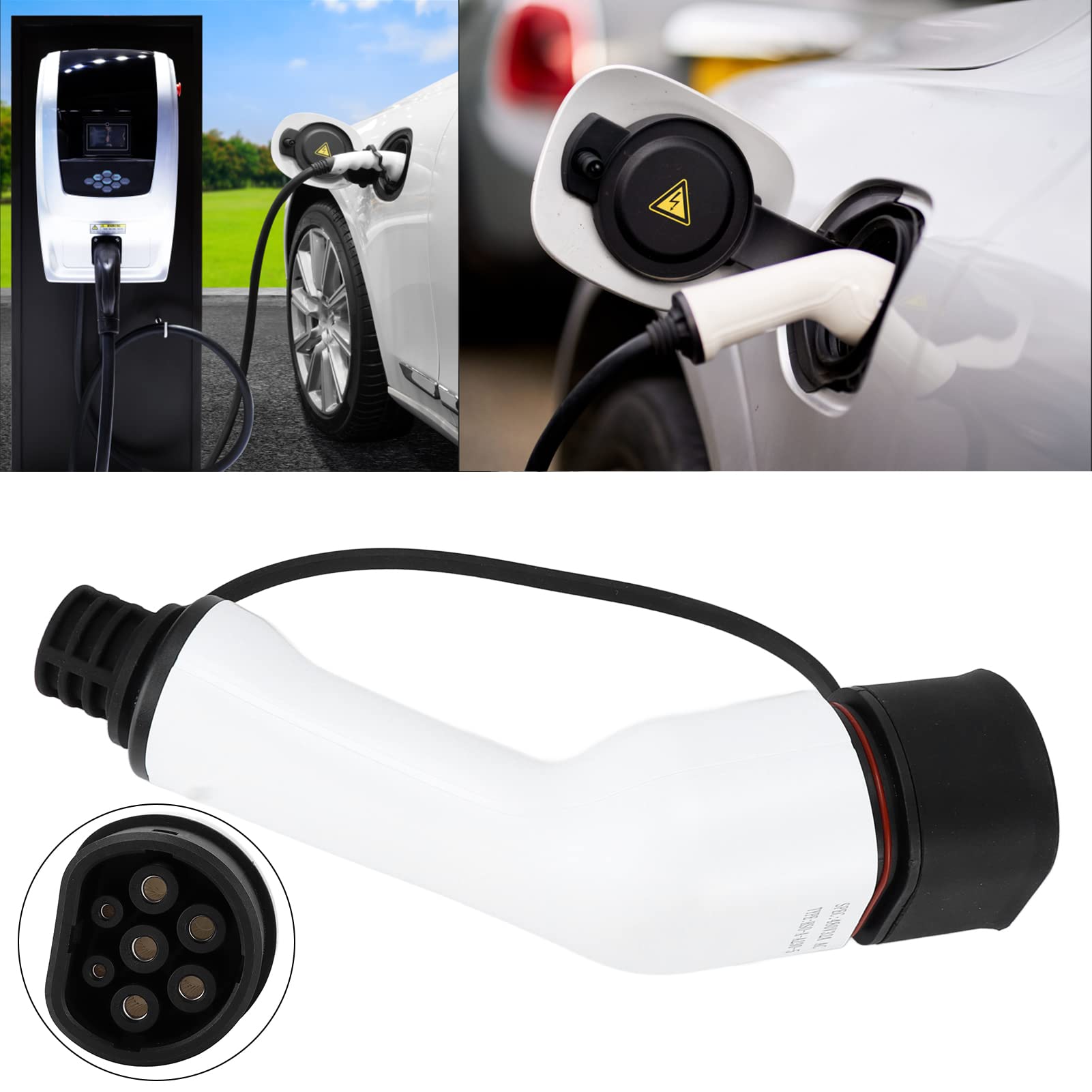 Cargador de Vehículos de Nueva Energía Enchufe Hembra 32a IP44 Protección para Tipo 2 PHEV EV EU 480V Enchufe de Carga de Coche Accesorios de Coche Eléctrico