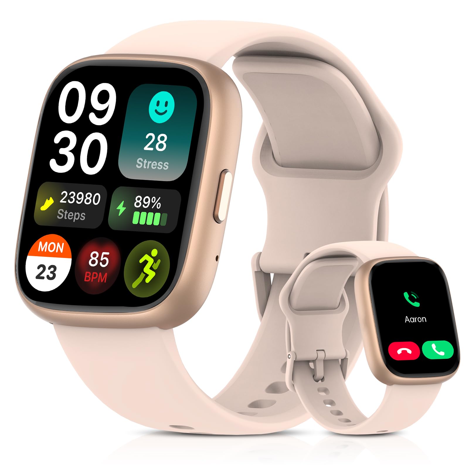 2025 Upgraded Smart Watch Alexa Built-in 1 83 HD Touchscreen BT5 3 Call 100 Sports Modes IP68 Waterproof