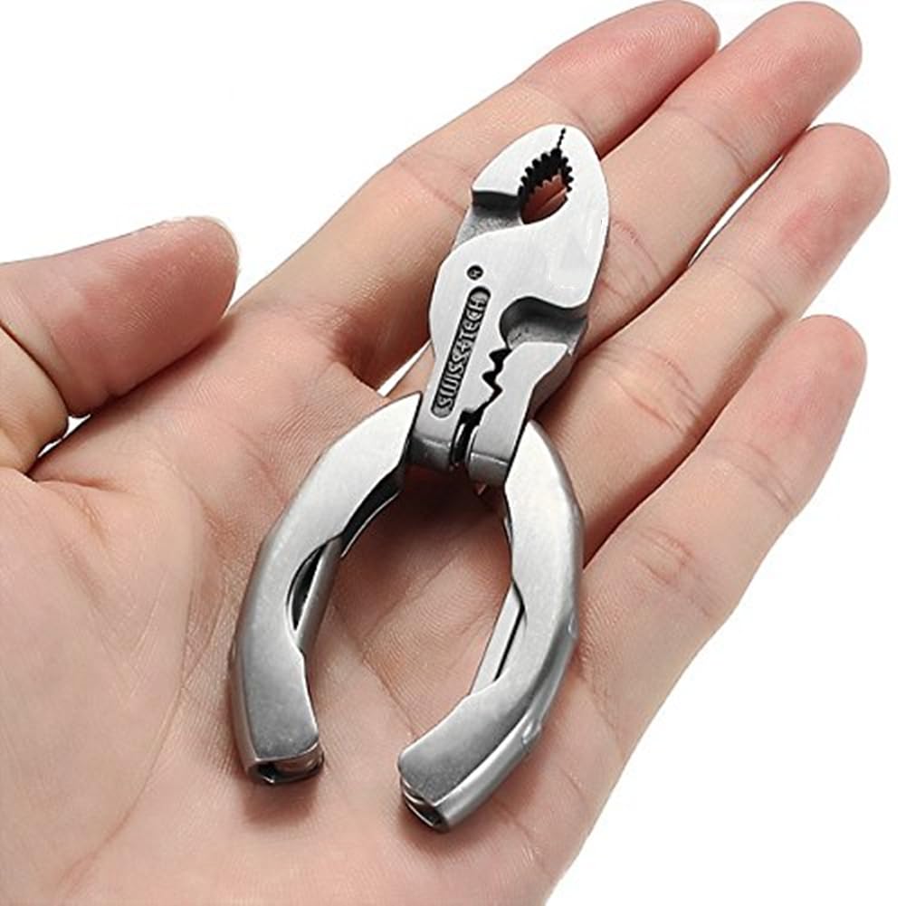 MASUNN Mini Multifunctional Tool 9 in 1 Multitool Keychain Plier Screwdriver Pocket Tools