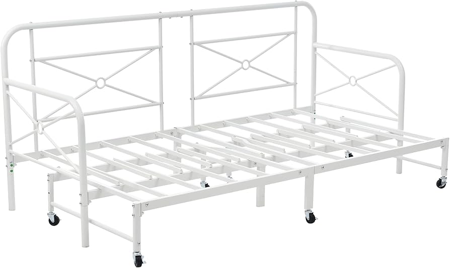 2COLOR選べ！伸長式デイベッド耐荷重250kg 2way ベッドフレーム 2COLOR選べ！伸長式デイベッド耐荷重250kg 2way ベッドフレーム