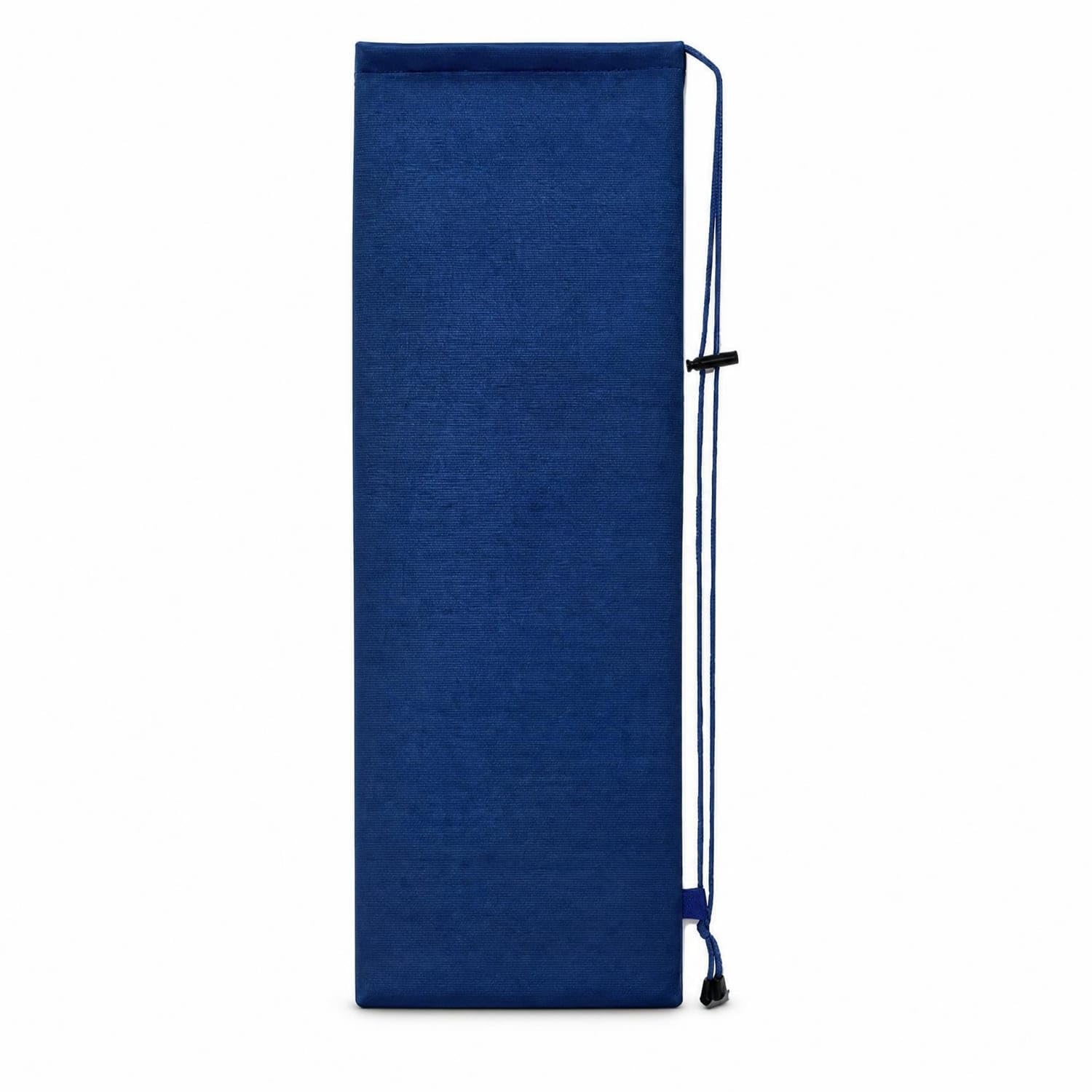 Rectangular Badminton Racket Sleeve Long Drawstring Racket Cover Safeguarding Badminton Racquet Cover Bag Portable, Navy Blue-image-24