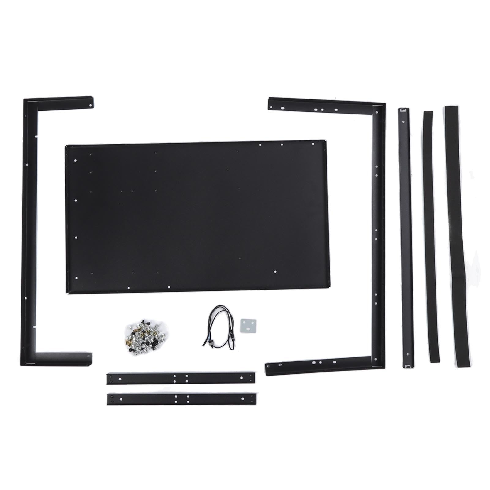 Luocute DIY Otwarta Ramka PC, Obsługa Karty Graficznej od 6 do 8 GPU DIY Podwozie Komputerowe dla Płyty Głównej ATX MATX, Komputer Obsługuje płytę główną ITX Doskonałe Chłodzenie
