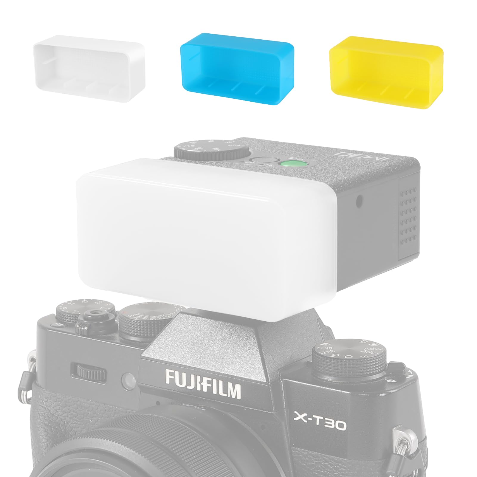 3Pack Flash Diffusers for Godox im30 Flash Only Compatible with Godox im30 (3-Colorful)