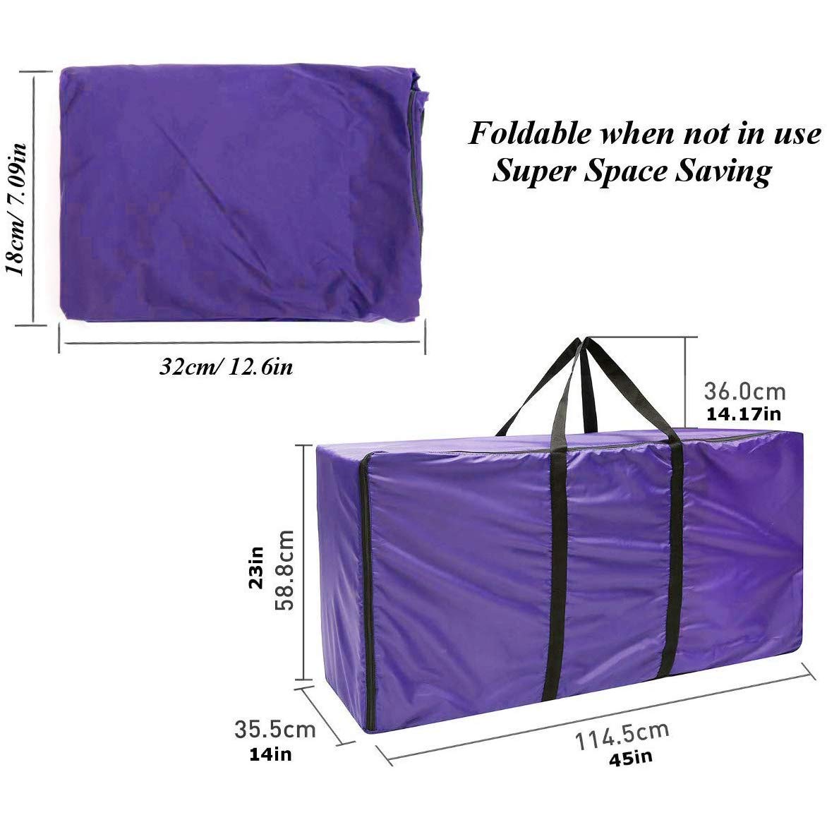 Sac à Balles De Foin Extra-large Imperméable - Rangement Et Camping Pour Chevaux