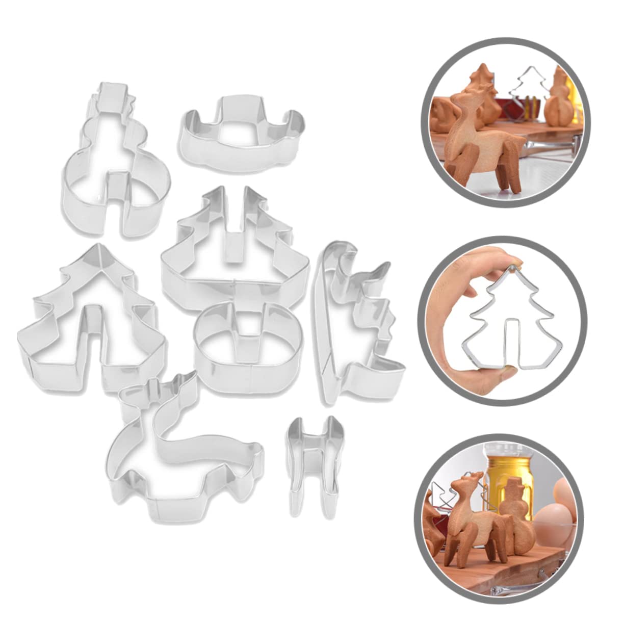 TOPBATHY 40 Stk Ausstechformen Keksform keksausstecher selber machen Mondform weihnachts plätzchenformen keksform ostern Gebäck schöner Keksausstecher Plätzchenform selber machen