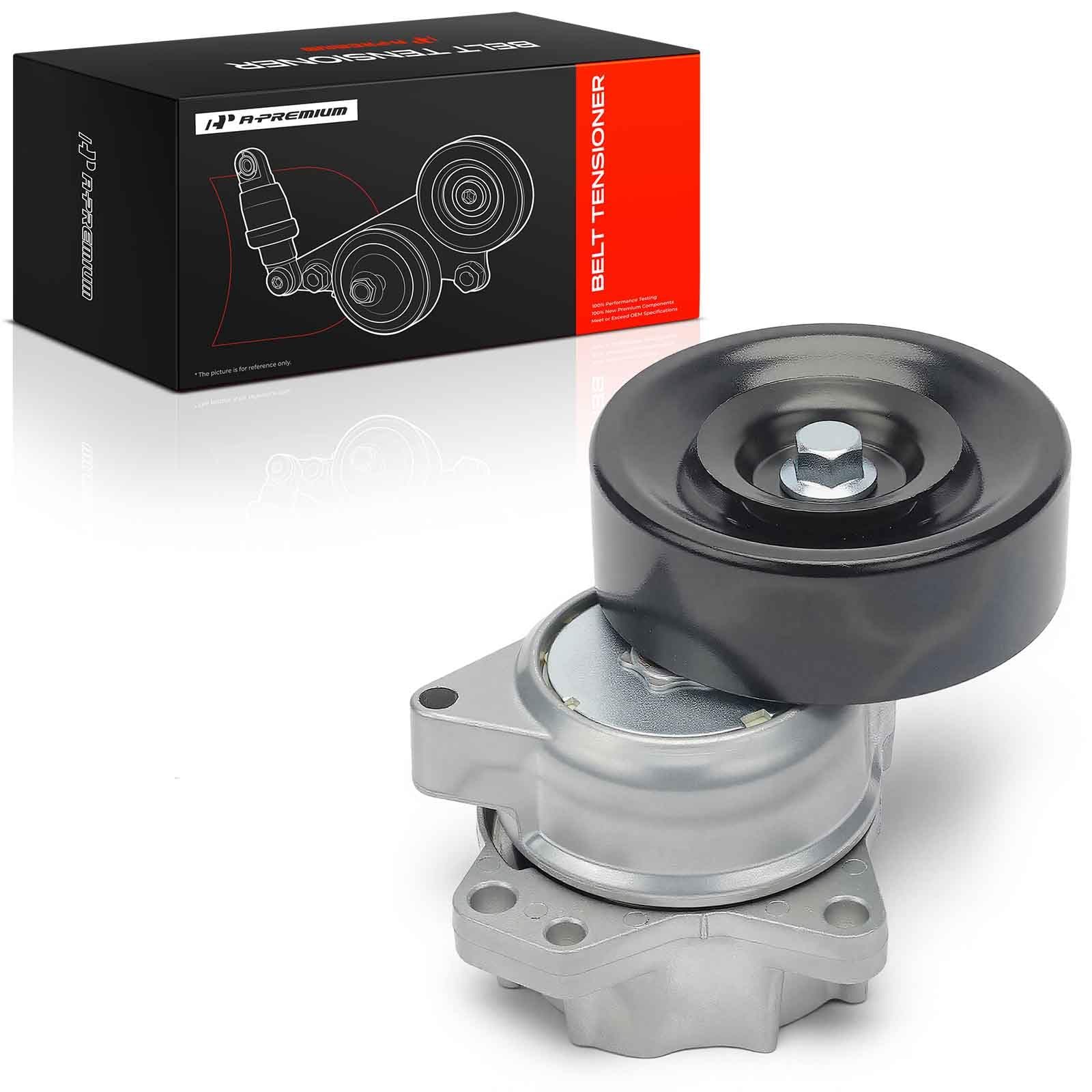 A-Premium Belt Tensioner Assembly Compatible with Nissan Armada Titan 2005-2015 Pathfinder 2008-2012 Infiniti QX56 2004-2010-image-18