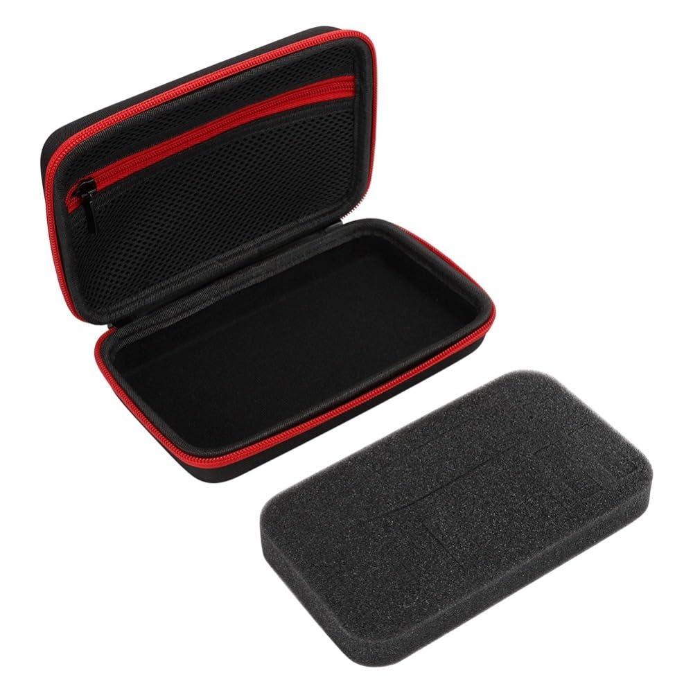 Electric Shaver Storage Bag Waterproof Hard Case with Nylon TPU Material Portable Organizer for OneBlade Travel and Accessories(Red)