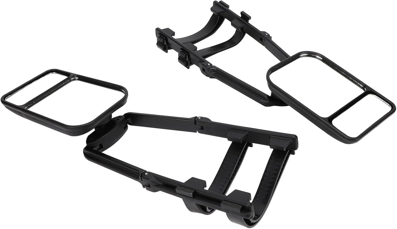 Towing Mirror Extension Enhanced Safety 360 Degree Adjustable Clamp/Holder On Rearview Side Mirror Extender for Car Trailer Truck RV Fit for Cars, Trucks