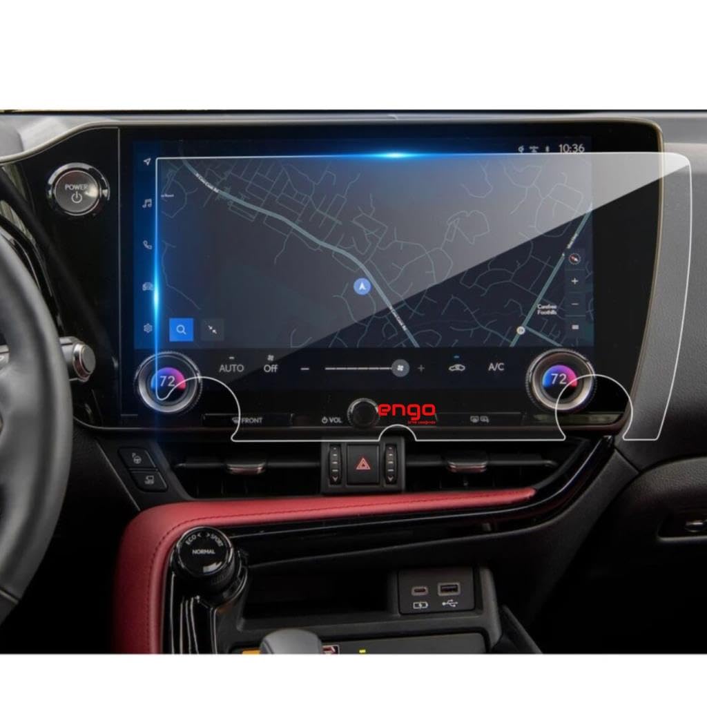 Engo Lexus Lm 14 İnç İle Uyumlu Ekran Koruyucu Multimedya Nano Parlak Şeffaf