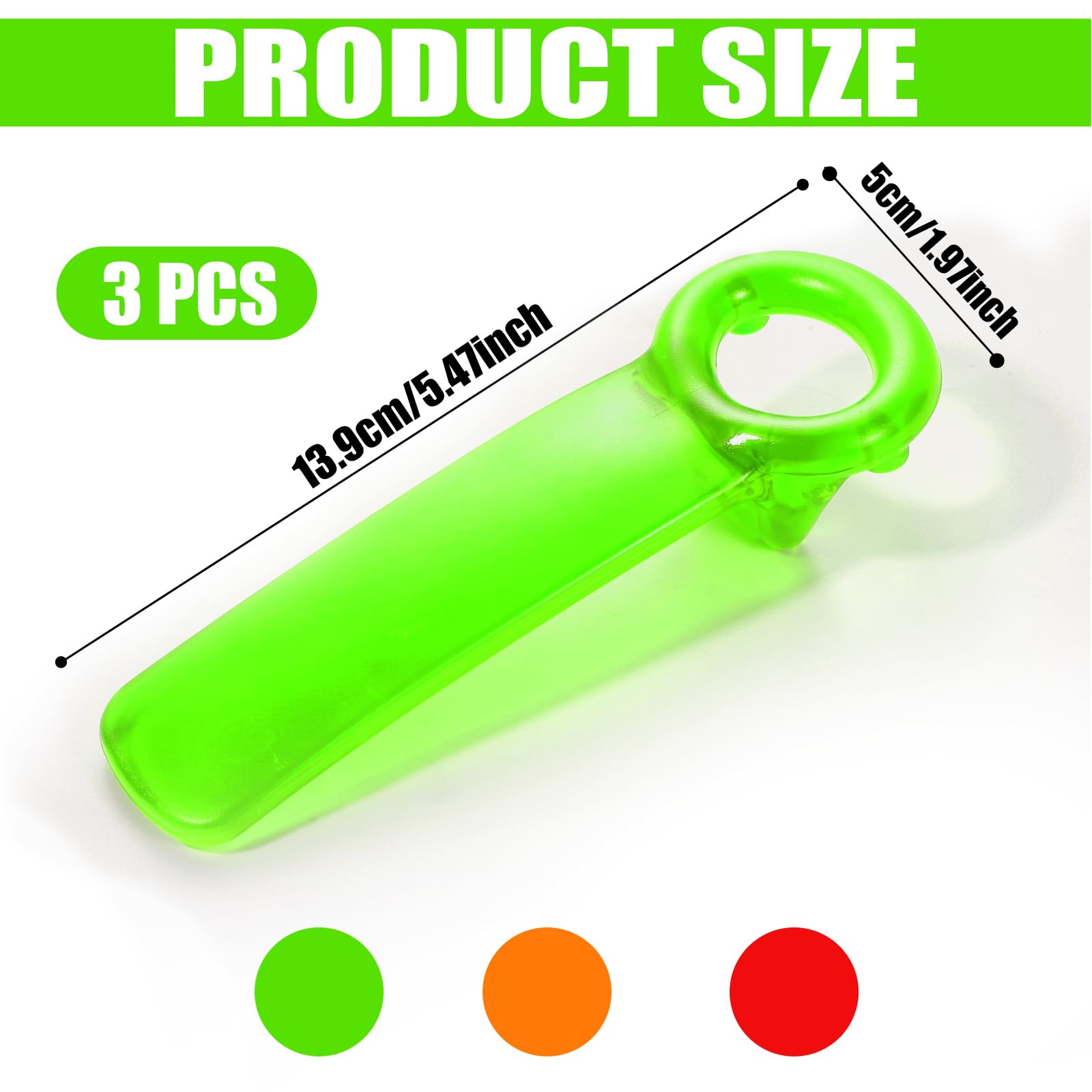 Lot De 2 Ouvre-Boîtes Manuel - Simple Et Léger, Pour Personnes Âgées, Enfants, Mains Faibles (Orange Transparent)