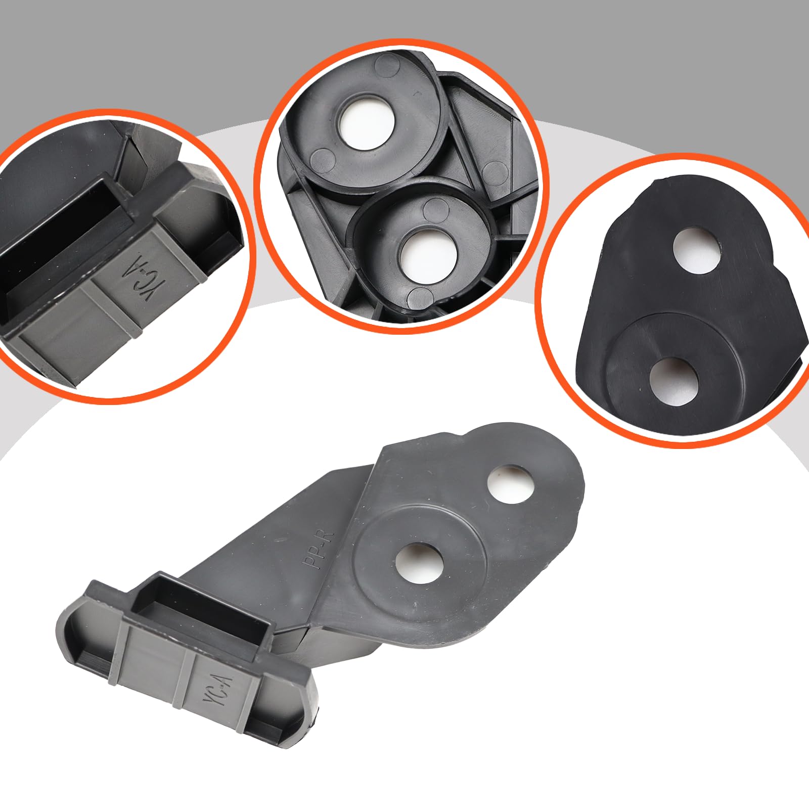 Support de pare-chocs avant 51118195295 pour Série 3 E46 Cabriolet Coupé Touring 1998-2006 gauche et droite 51118195296