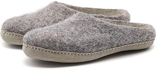 Felted Merino Wool 'Astoria' Mule House Slipper