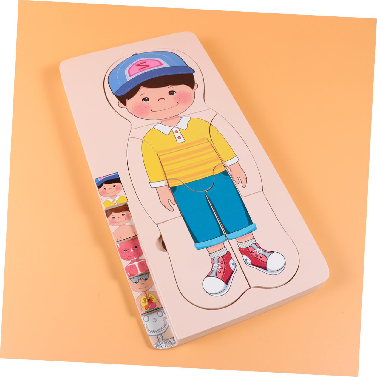 Puzzle in Legno Multistrato, Giocattolo Educativo per Bambini