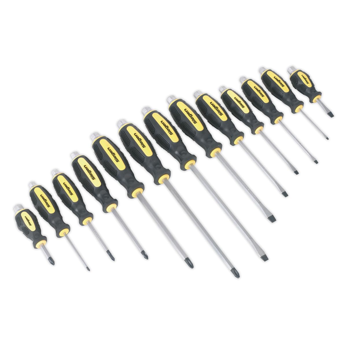 Siegen 13 Piece Hammer Through Screwdriver Set