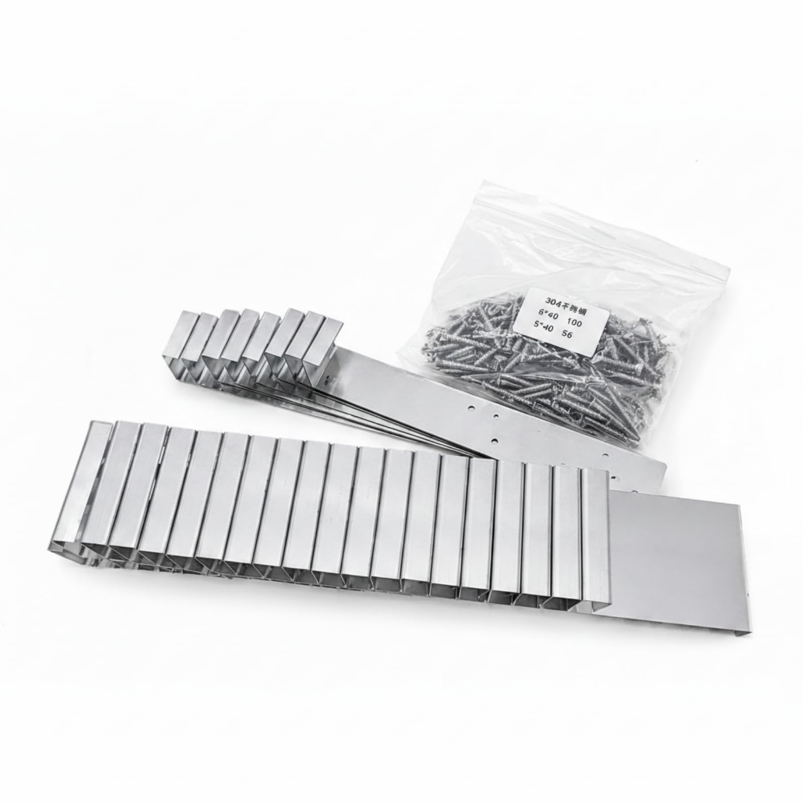 Wesiti 1 juego de kit de bajada de suelo para regadera, sistema de empotramiento de suelo para duchas sin curvas, soporte de bajada de suelo con soportes de acero galvanizado y tornillos