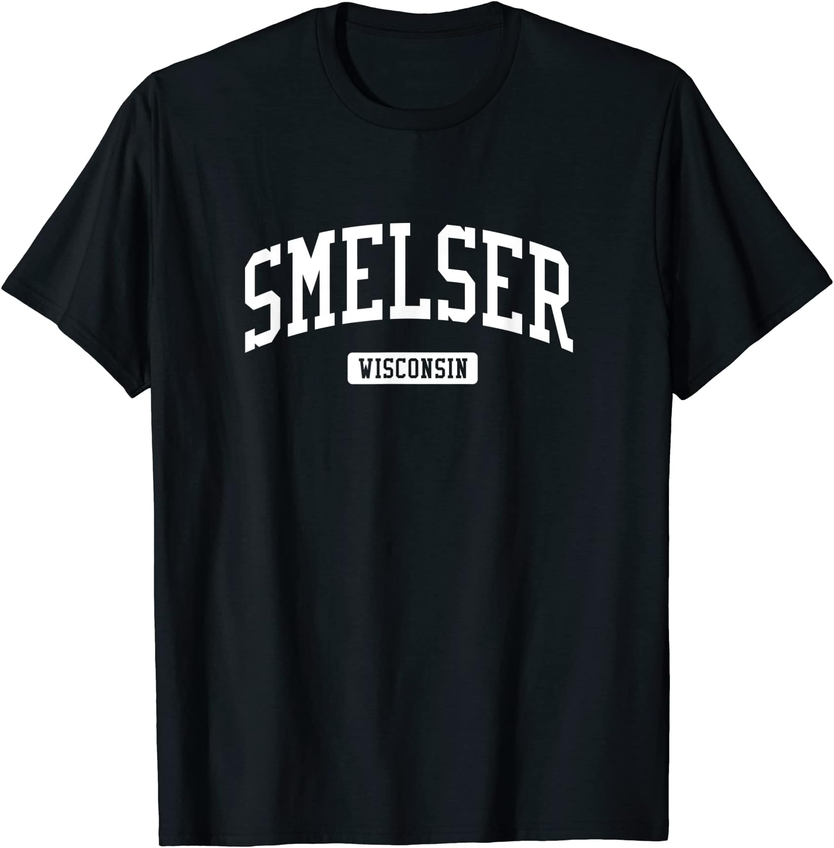 Smelser Wisconsin WI Vintage Athletic Sports Design T-Shirt