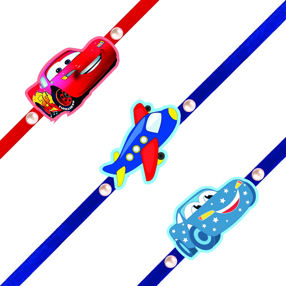 Beingelegant - Combo of 3 - Cars & Aeroplane Cartoon Magnet Unique Rakhi for Brother Combo Cum Fridge Magnet with Greeting Card, Roli & Chawal Cars00321 (B0993YJTY5) Amazon Price History, Amazon Price Tracker