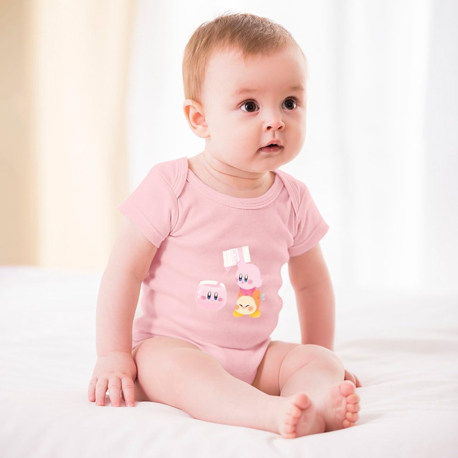 Amazon.co.jp: 星のカービィ 夏 ラブリー 短袖 新生児 男の子 女の子