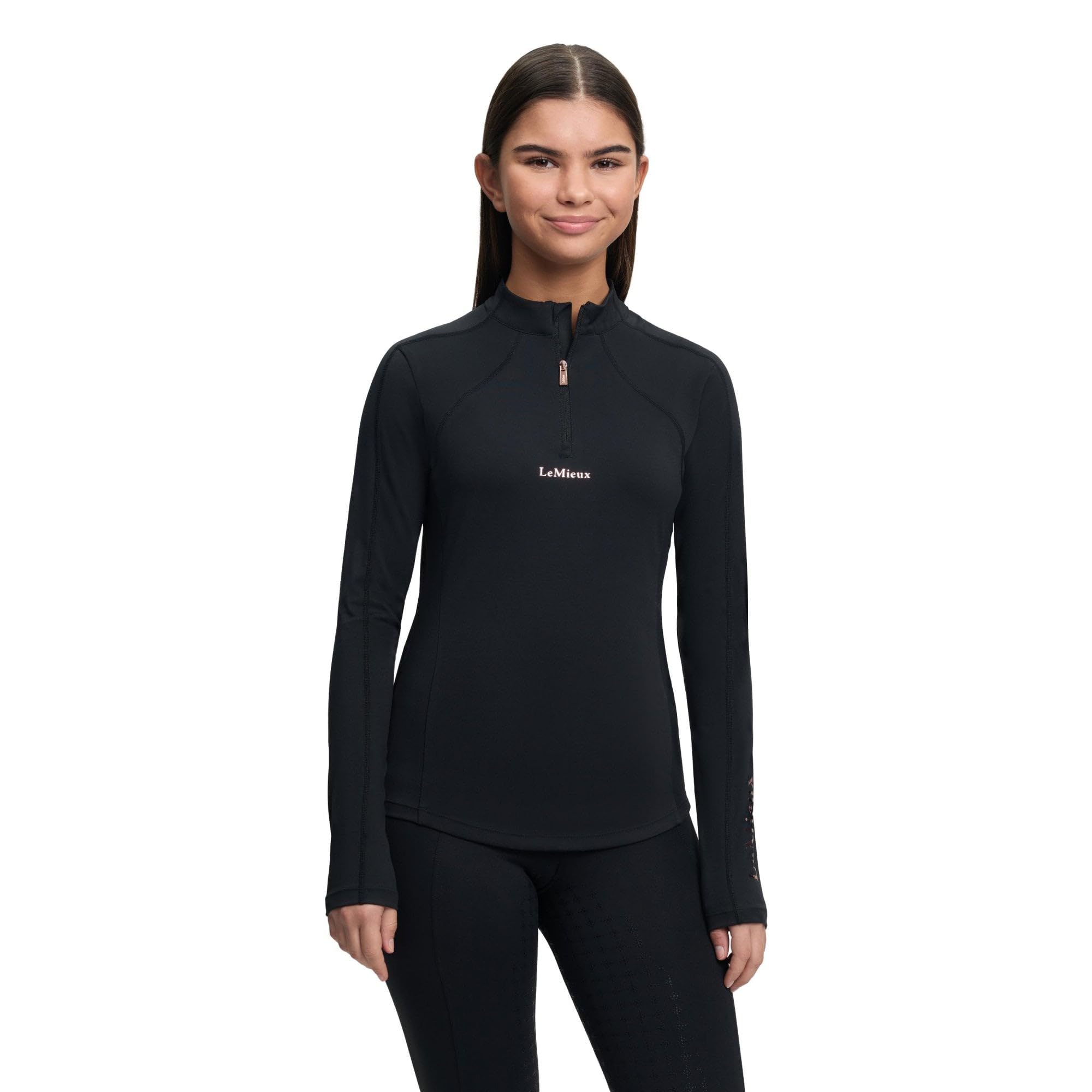 LeMieux Young Rider Sparkle Kinder-Unterhemd, Schwarz