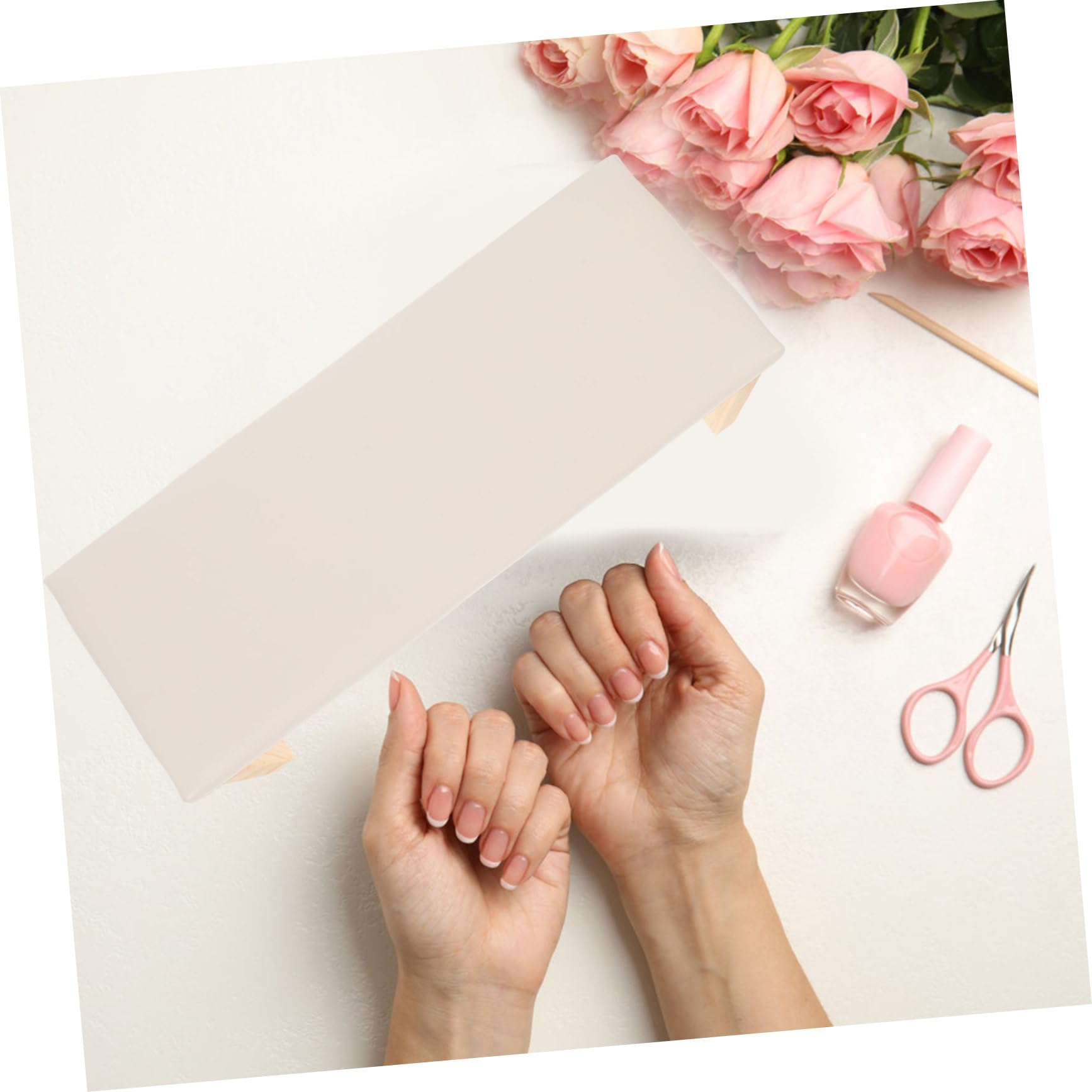 Homoyoyo Cuscino Poggiamani Per Manicure Art Supporto Per Polsi e Mani Materiale Resistente e Facile Da Pulire Per Salone Di Bellezza