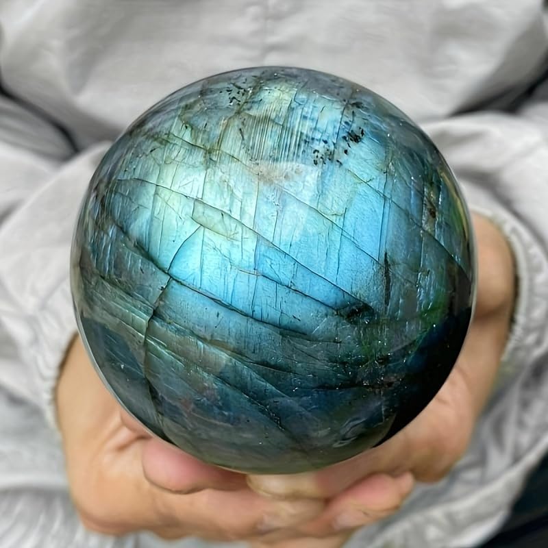 Labradorite Sphère 8cm contre le Stress pour Espace Zen - 2