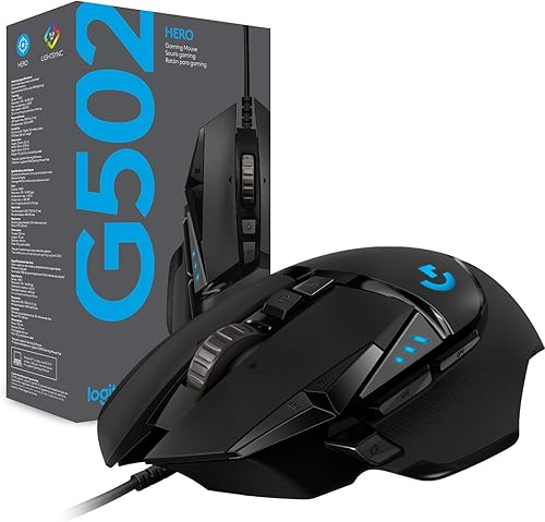 Vista 10 de Logitech G502 Lightspeed - Mouse inalámbrico para juegos, Negro