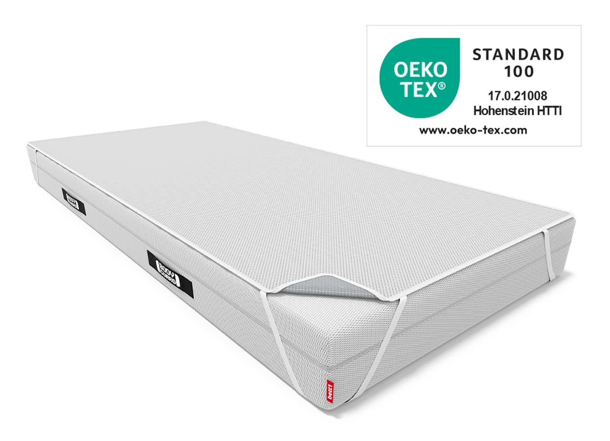 Bett1 | BODYGUARD® Protector de incontinencia Impermeable y Absorbente. Lavable higiénicamente a 60 °C (180 x 200 cm)