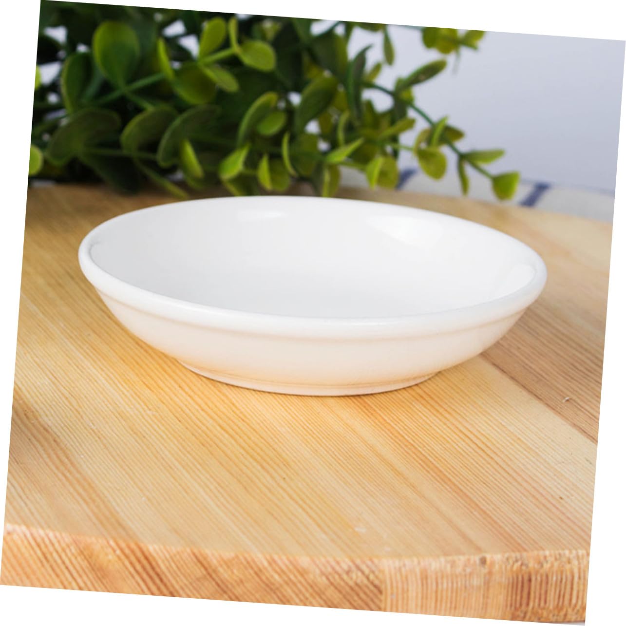 6 Stück Runde Keramik Kerzenschalen als Wachswärmerplatte Vielseitiges Design Weiß Leicht zu Reinigen für Aromatherapie und Ätherische Öle
