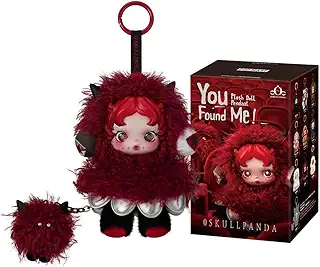 【POP MART 公式ストア】SKULLPANDA You Found Me! シリーズ ぬいぐるみペンダント 【1ピース】 skullpanda スカルパンダ すかるぱんだ ポップマート ブラインドボックス フィギュア おもちゃ ガチャガチャ プラモデル ギフト 推し活 ポプマ 正規品