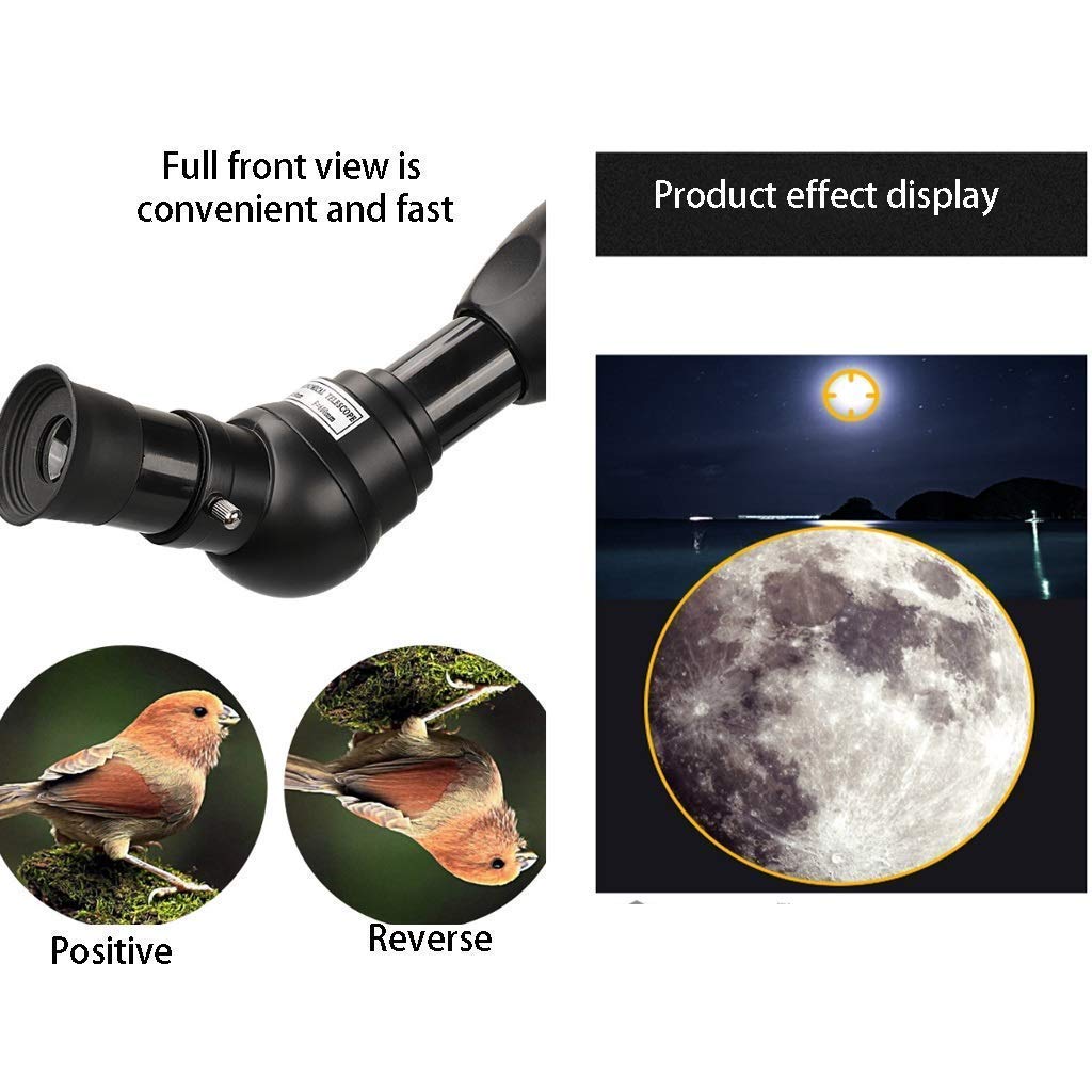 Telescopio per Bambini per Adulti Astronomia Principianti Telescopi rifrattori da 60 mm con treppiede Regolabile Cielo e Terra, Funzione Bussola