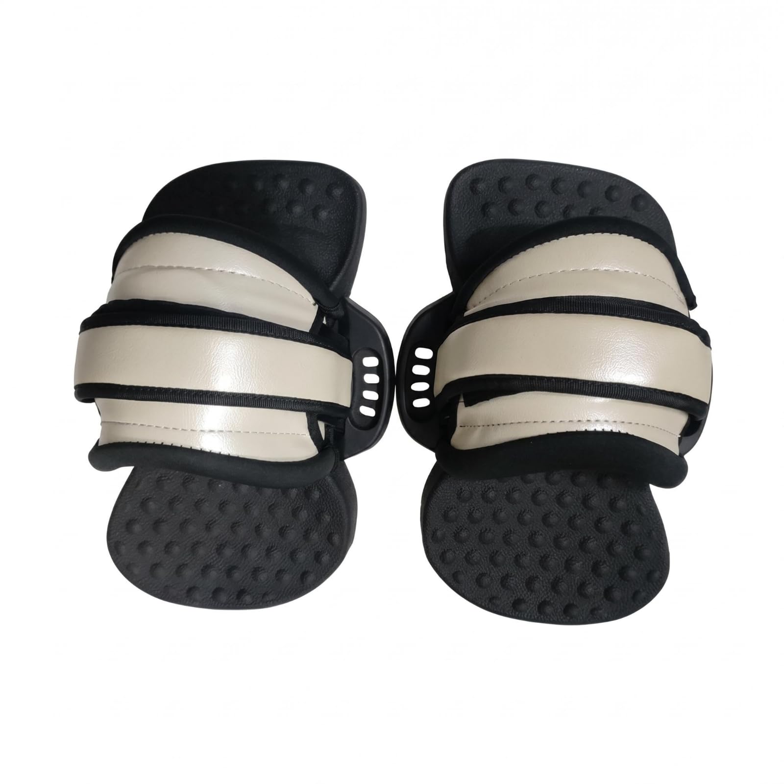 Aquatische Fußschlaufen Board Fußschlaufen Fußpads Fußstiefel mit Stabiler Führung Und Komfortabler Dämpfung aus für Outdoor Sport Vereinsnutzung, Black White