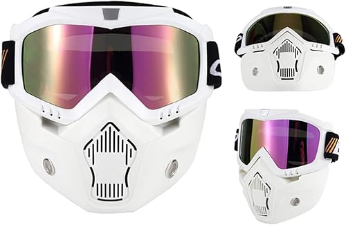 Miniatura 5 de EKIND Máscara táctica con mascarilla extraíble compatible con Nerf Elite Toy Gun Game Rival Ball