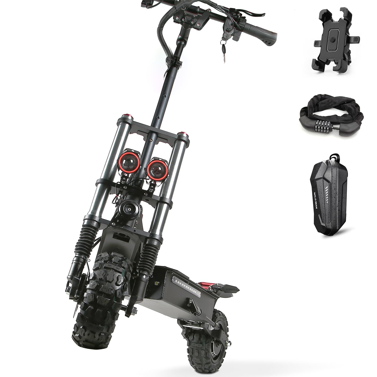 Adult Electric Scooter 5600W Dual Motor with Seat