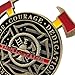 Thin Red Line Firefighter Challenge Coin - We Will Always Run in