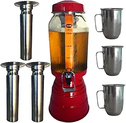 Chopeira A Gelo Torre de Cerveja Gelada Com Refil Gelante