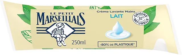 Recharge Crème Lavante Mains Lait Le Petit Marseillais - Savon de Marseille Liquide