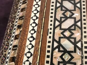 Amazon｜木製ジュエリーボックス象嵌マザーオブパールエジプト製