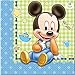 Disney Bébé Mickey Mouse, Lot de 20 Serviettes en Papier